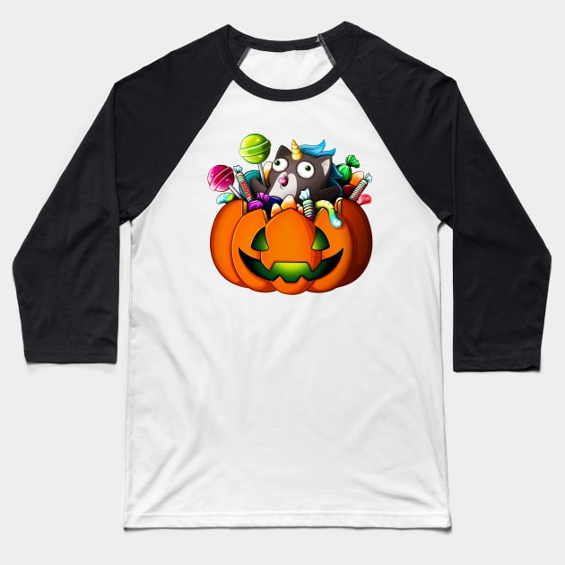 Halloween & Fluff Yeah Baseball T-Shirt by MaryPou